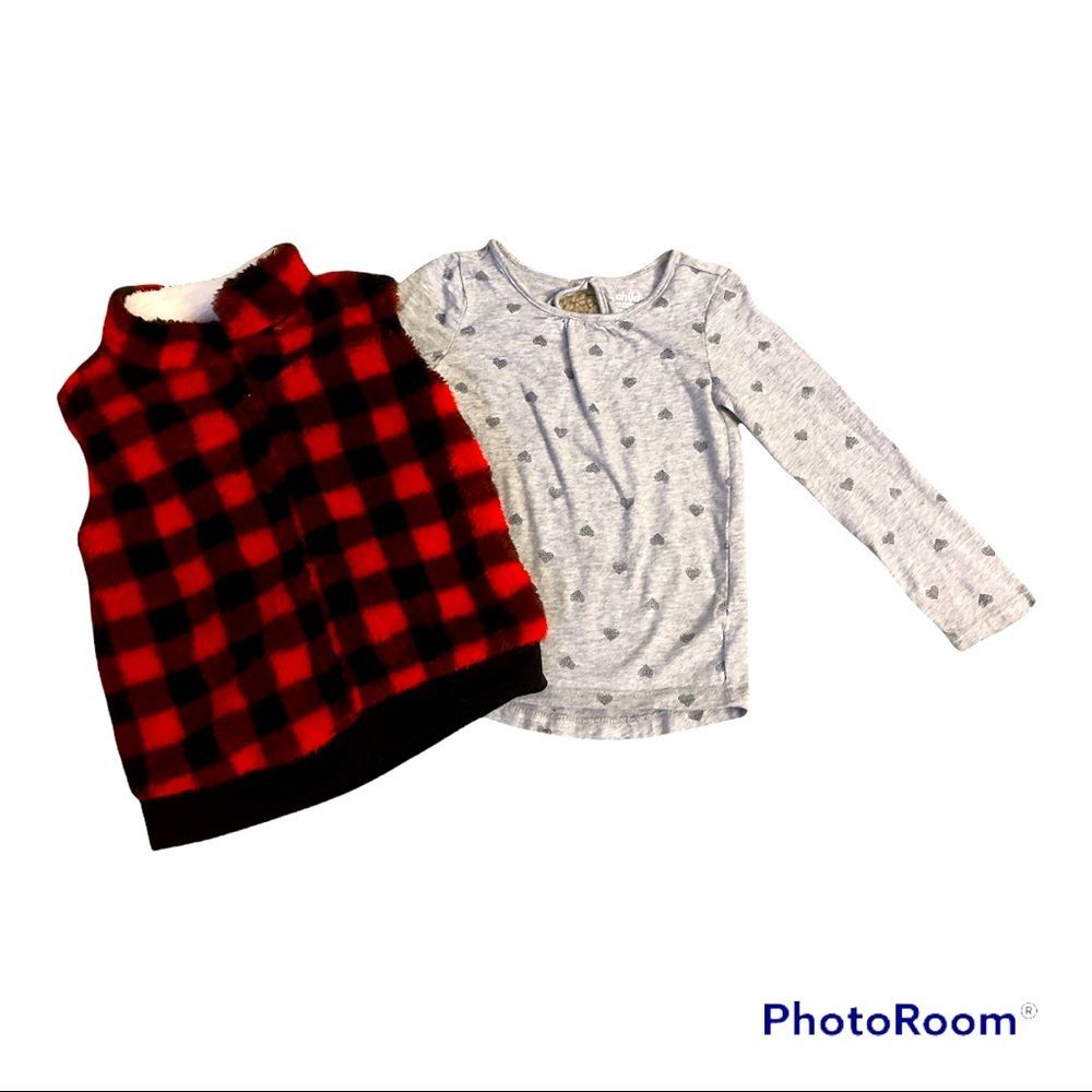 Carters toddler shirt set